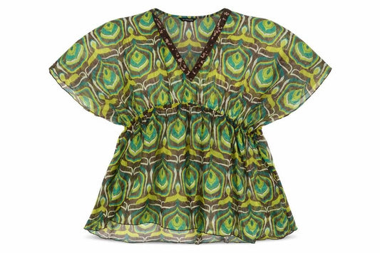 Womens UK Size 26 Wardrobe Green Basic Blouse
