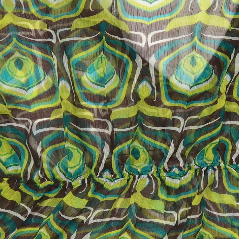 Womens UK Size 26 Wardrobe Green Basic Blouse