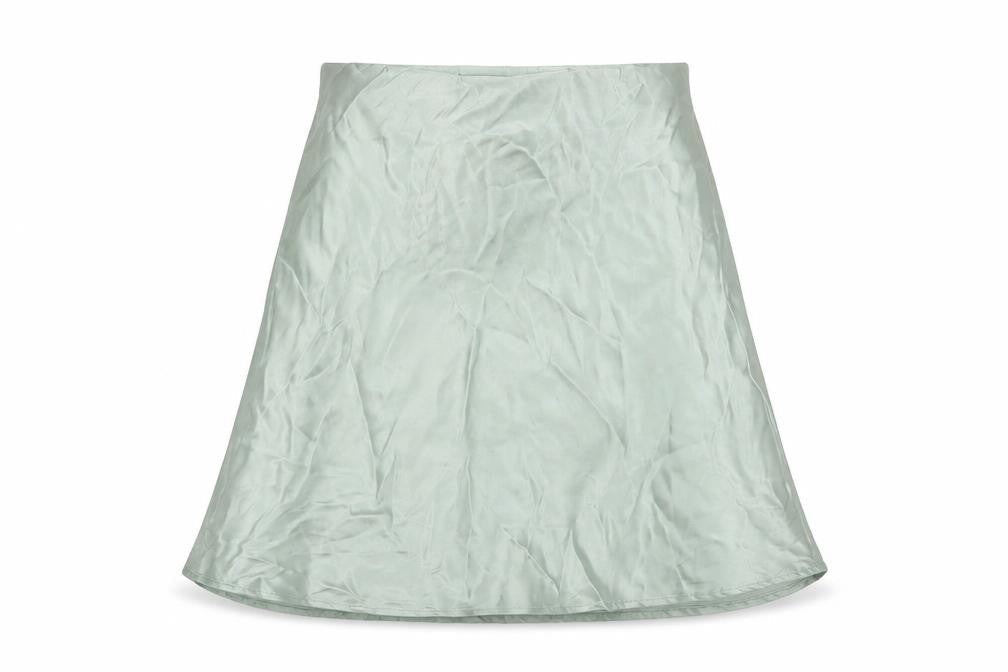 Womens UK Size XS H&M A-Line Satin Skirt