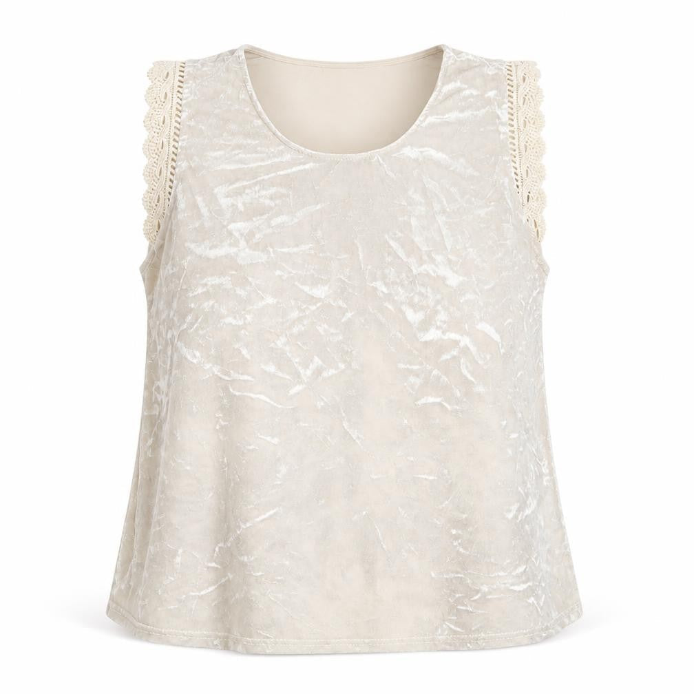 Womens UK Size 14 Per Una Beige Basic Tank