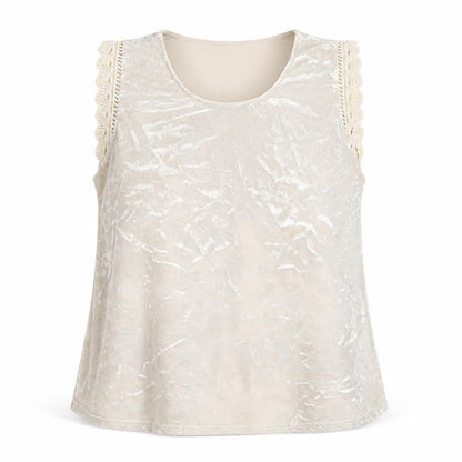Womens UK Size 14 Per Una Beige Basic Tank