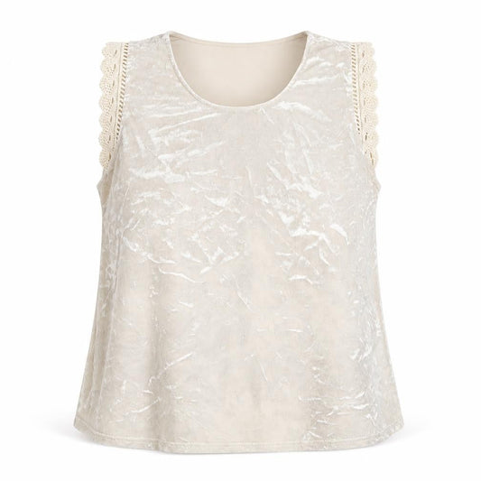 Womens UK Size 14 Per Una Beige Basic Tank