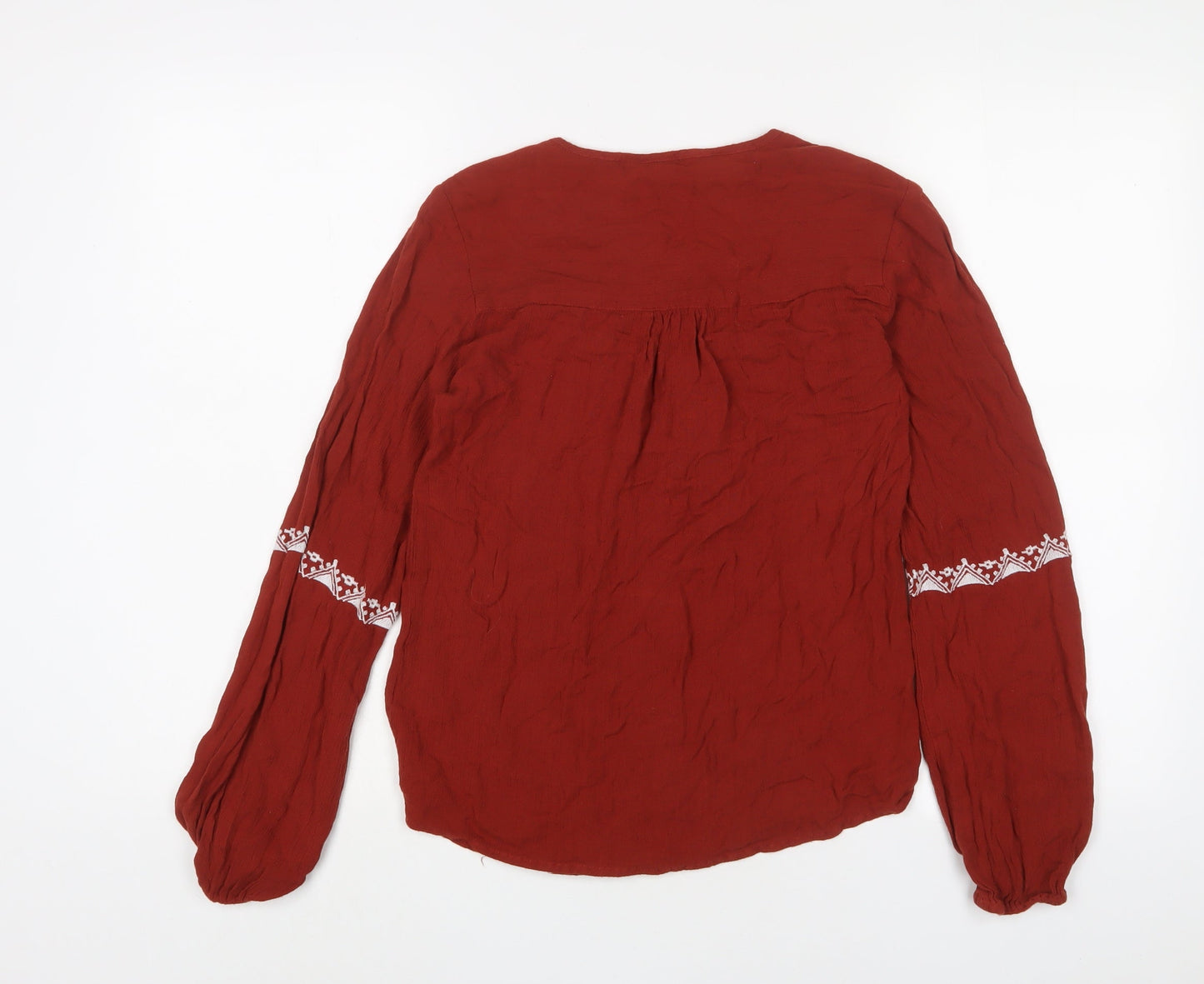 Womens UK Size 6 Select Brown Basic Blouse