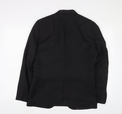 Mens UK Size 40 H&M Regular Black Suit Jacket