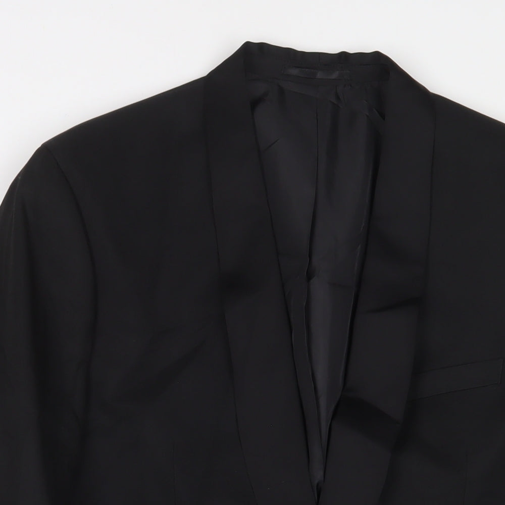 Mens UK Size 40 H&M Regular Black Suit Jacket