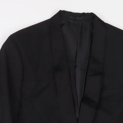 Mens UK Size 40 H&M Regular Black Suit Jacket