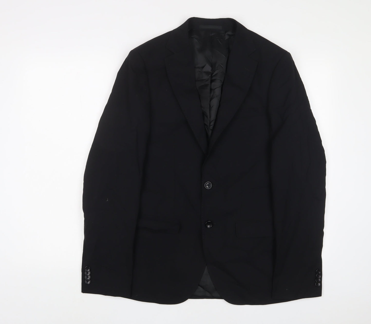 Mens UK Size 38 French Connection Regular Black Suit Jacket