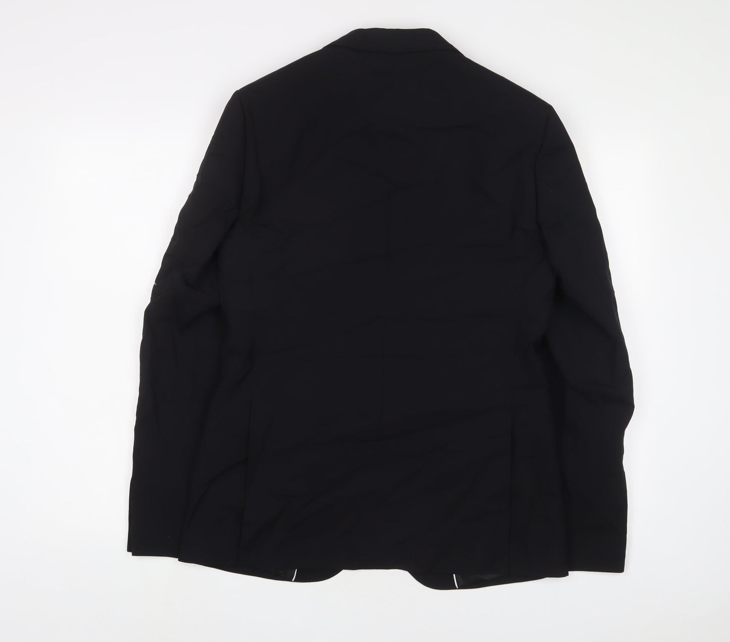 Mens UK Size 38 French Connection Regular Black Suit Jacket