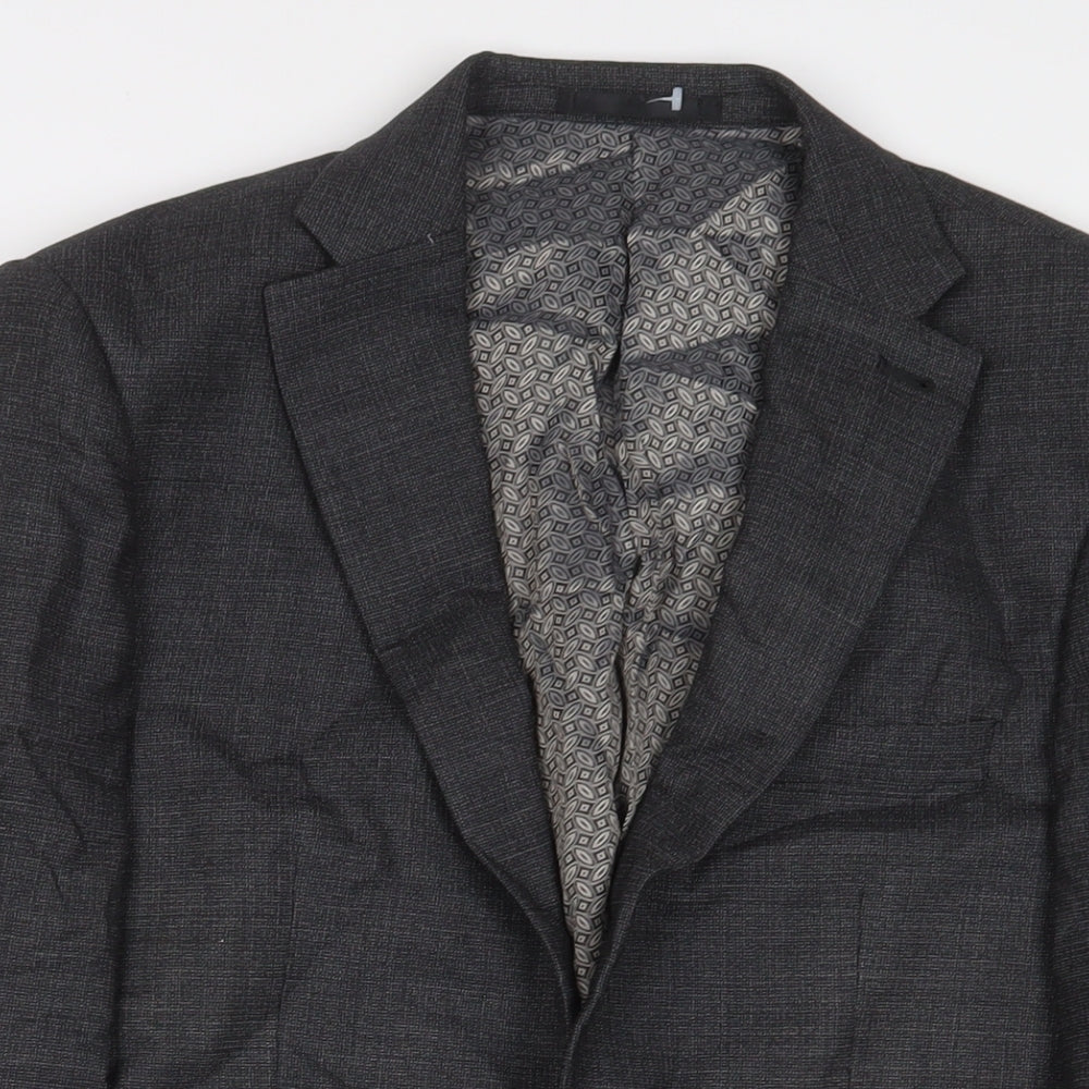 Mens UK Size 38 NEXT Regular Grey Suit Jacket