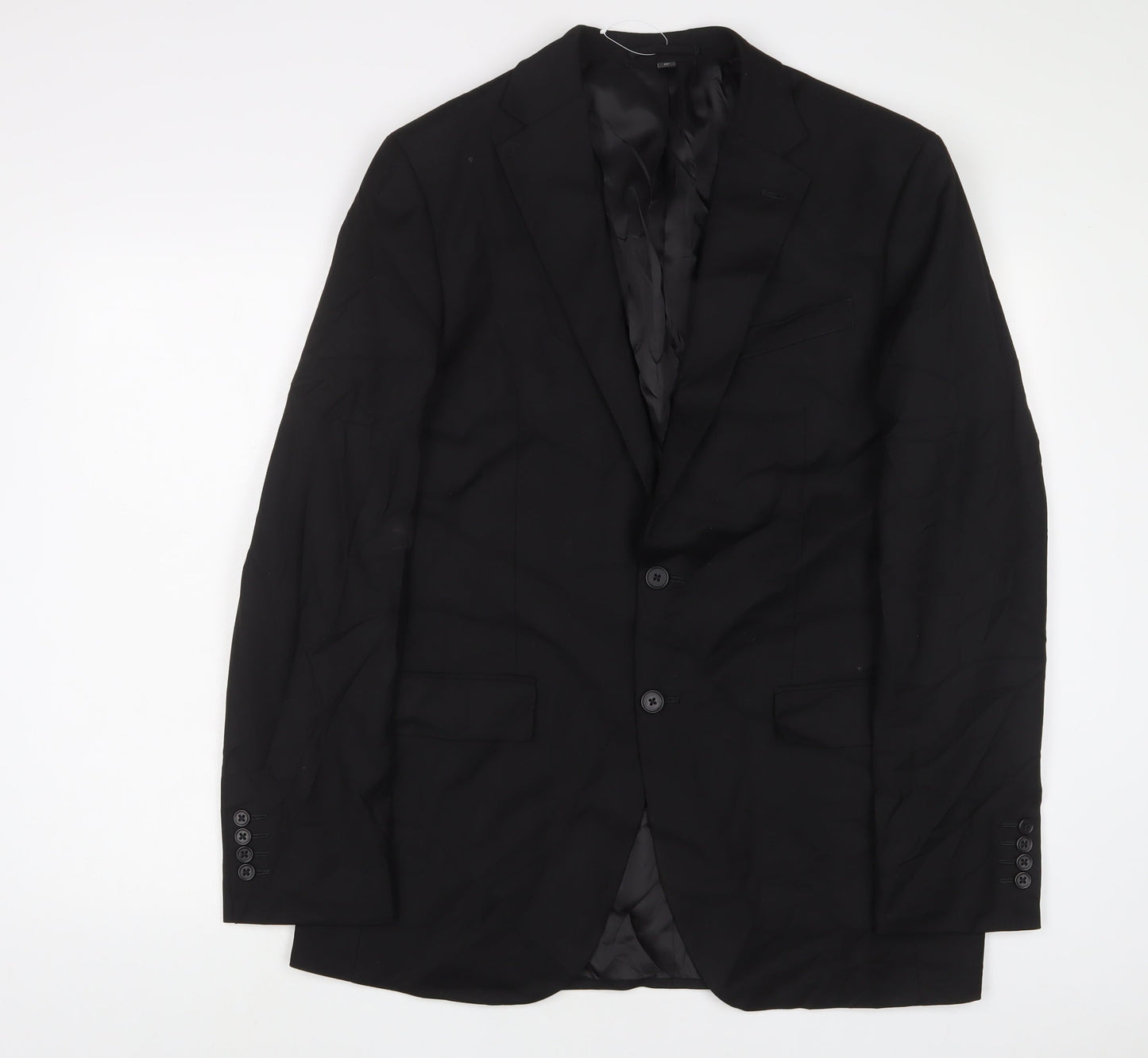 Mens UK Size 40 Marks and Spencer Regular Black Suit Jacket