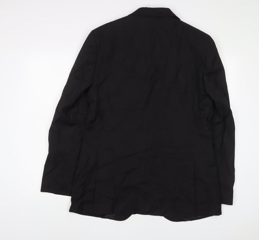 Mens UK Size 40 Marks and Spencer Regular Black Suit Jacket