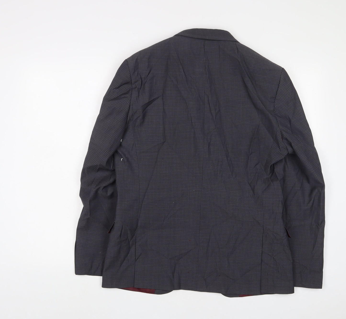 Mens UK Size 40 Benetti Regular Grey Suit Jacket