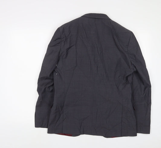 Mens UK Size 40 Benetti Regular Grey Suit Jacket