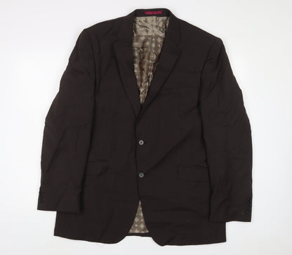 Mens UK Size 44 Limehaus Regular Brown Suit Jacket