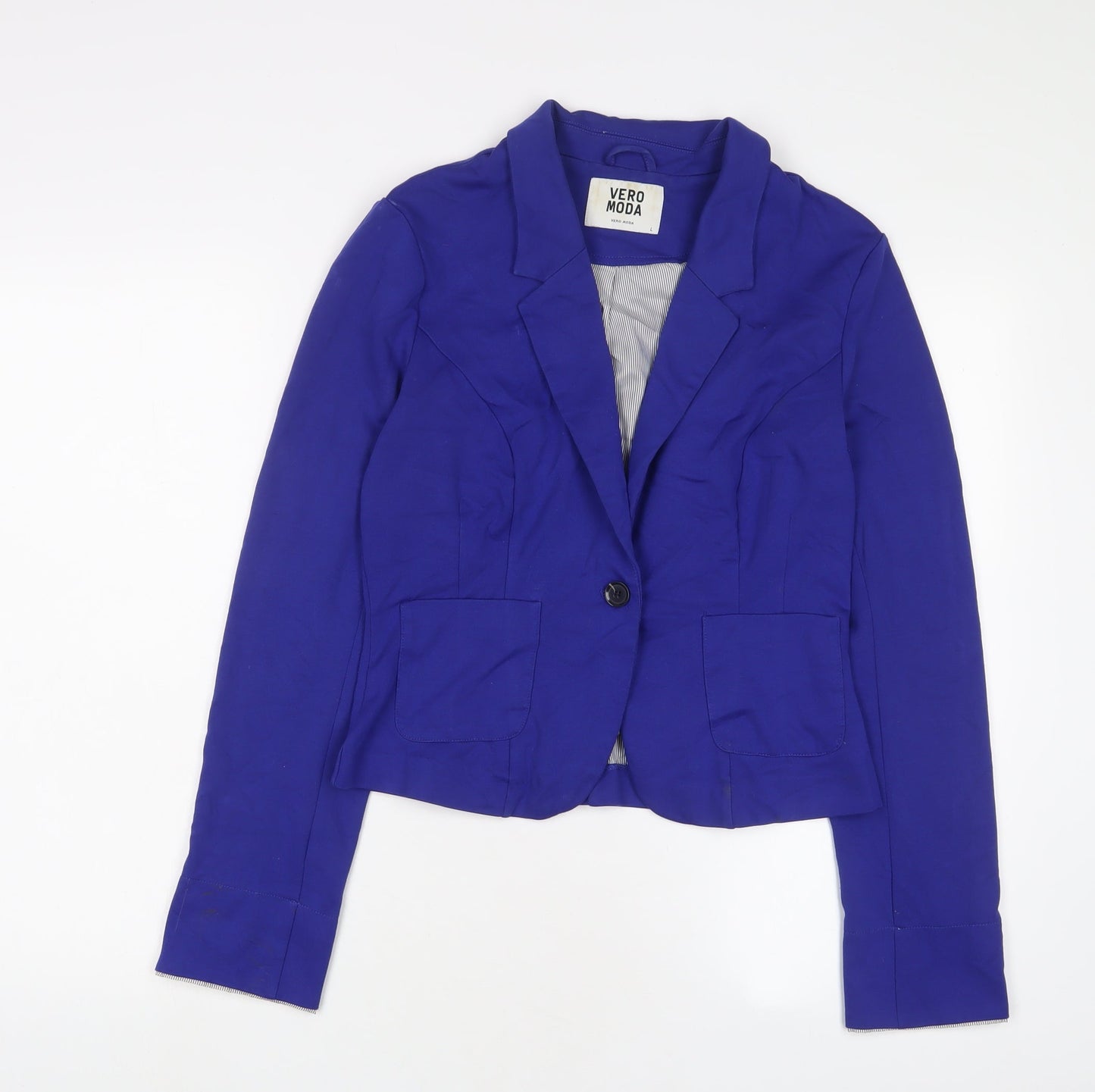 Womens UK Size L VERO MODA Blue Jacket