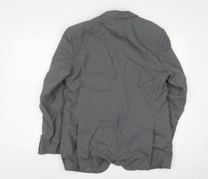 Mens UK Size 42 House of Fraser Regular Grey Suit Jacket