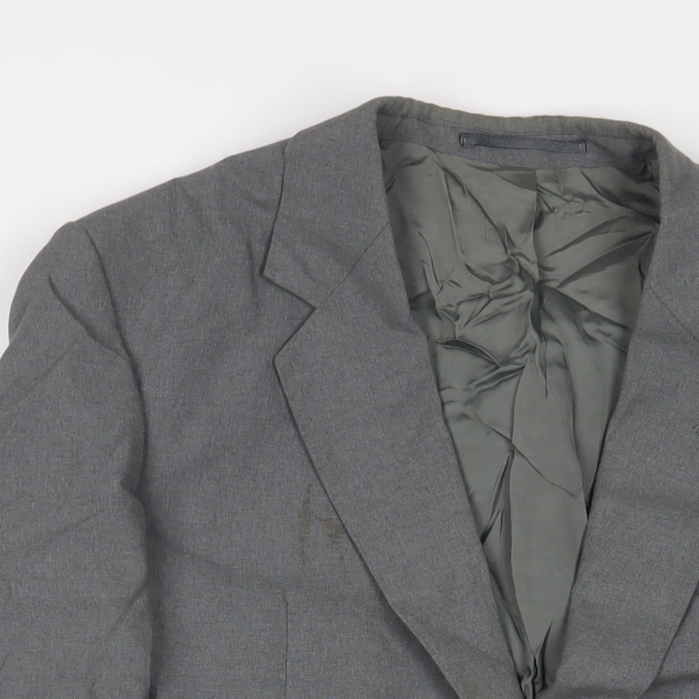 Mens UK Size 42 House of Fraser Regular Grey Suit Jacket