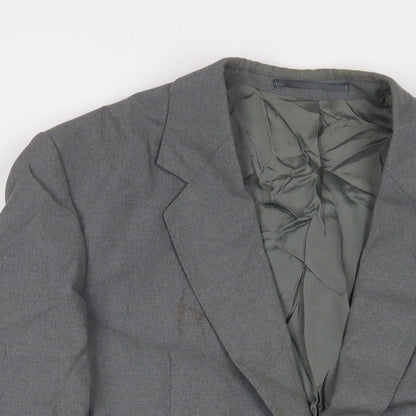 Mens UK Size 42 House of Fraser Regular Grey Suit Jacket