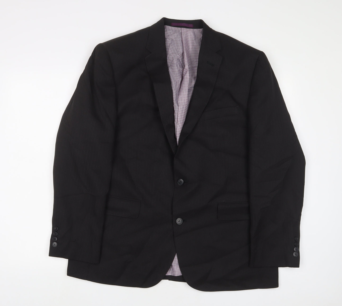 Mens UK Size 44 Taylor & Wright Regular Black Suit Jacket