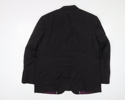 Mens UK Size 44 Taylor & Wright Regular Black Suit Jacket