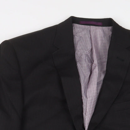 Mens UK Size 44 Taylor & Wright Regular Black Suit Jacket