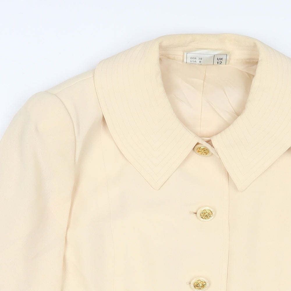 Womens UK Size 12 Frank Usher Ivory Jacket