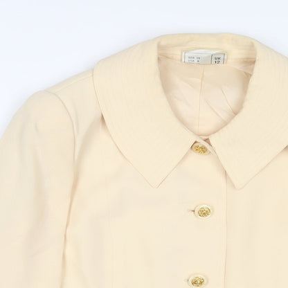 Womens UK Size 12 Frank Usher Ivory Jacket