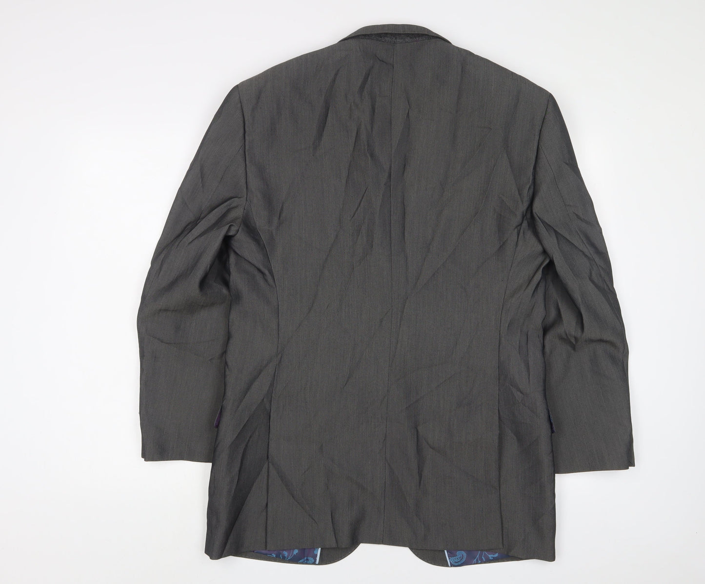 Mens UK Size 40 Jacamo Regular Grey Suit Jacket