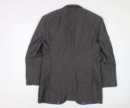 Mens UK Size 40 Jacamo Regular Grey Suit Jacket