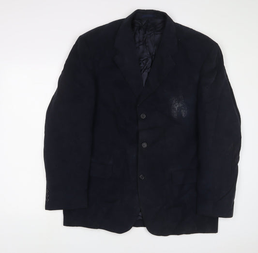 Mens UK Size 42 House of Fraser Regular Blue Suit Jacket