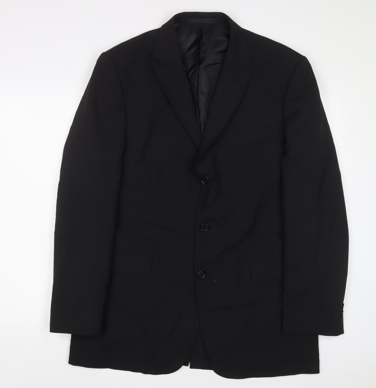 Mens UK Size 42 Marks and Spencer Regular Black Suit Jacket