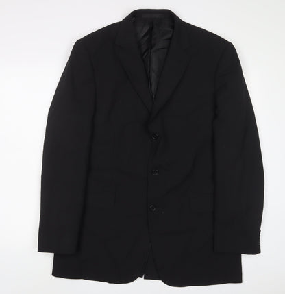 Mens UK Size 42 Marks and Spencer Regular Black Suit Jacket