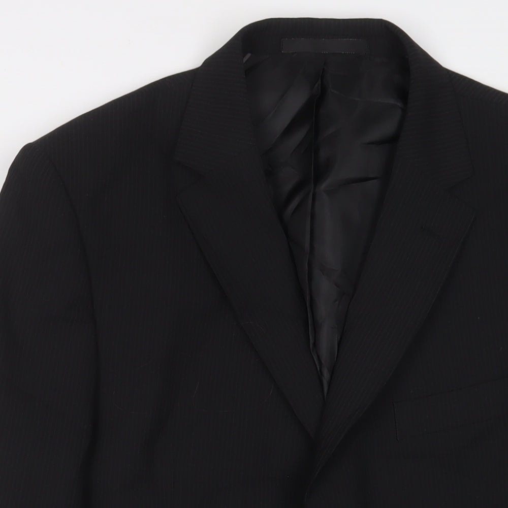 Mens UK Size 42 Marks and Spencer Regular Black Suit Jacket