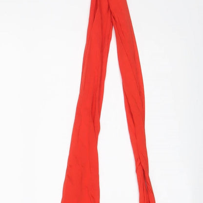 Boohoo Womens Red Polyester Bodysuit One-Piece Size 14 Pullover