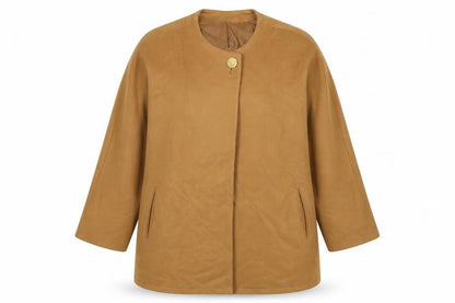Luis Cassidy Womens Beige Jacket Size 12 Button