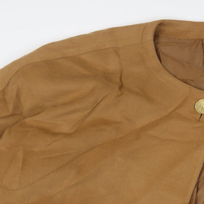Luis Cassidy Womens Beige Jacket Size 12 Button