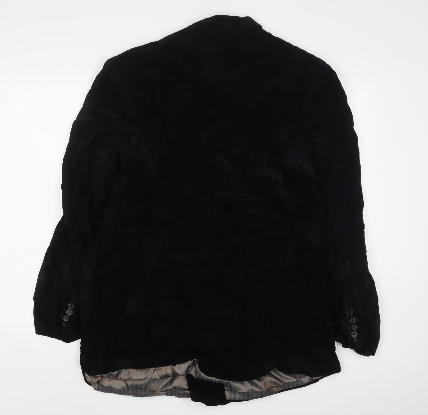 oliveo Mens Black Polyester Jacket Suit Jacket Size 46 Regular