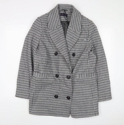 Womens UK Size 16 Marks and Spencer Grey Overcoat