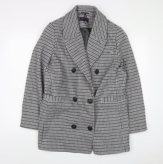 Womens UK Size 16 Marks and Spencer Grey Overcoat