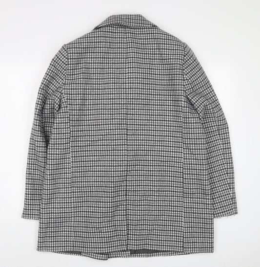 Womens UK Size 16 Marks and Spencer Grey Overcoat