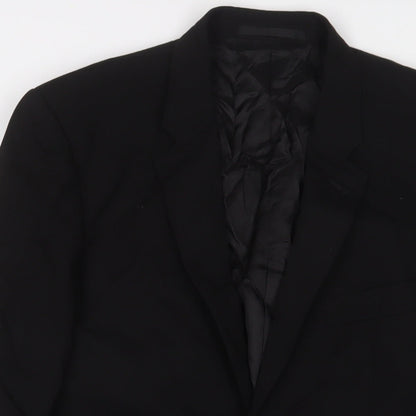 Mens UK Size 42 Kenneth Cole Regular Black Suit Jacket