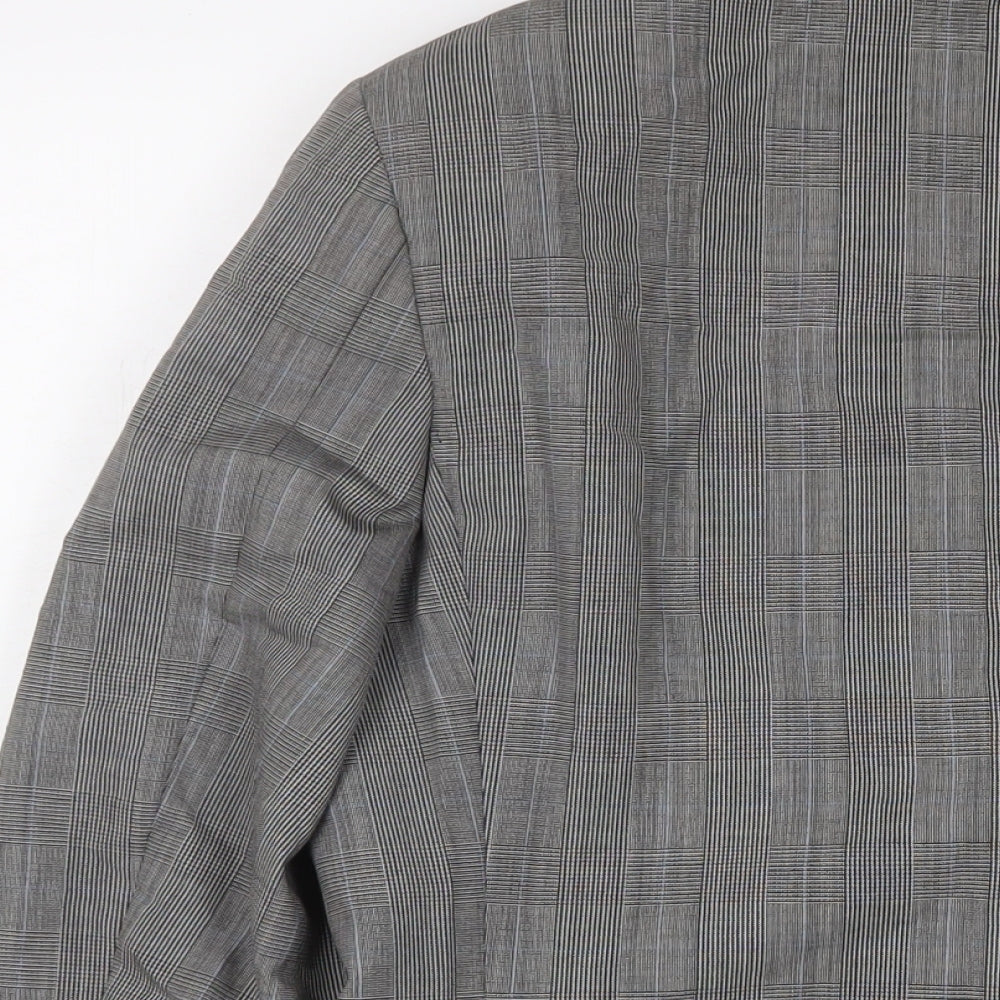 Mens UK Size 40 New & Lingwood Regular Grey Suit Jacket