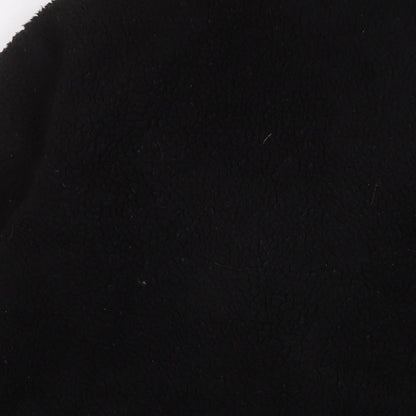 Womens UK Size 18 PRETTYLITTLETHING Black Overcoat