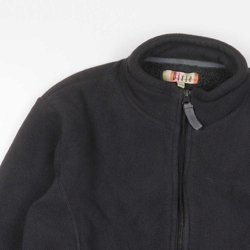 Dixie Womens Grey Jacket Size S Zip - S/M