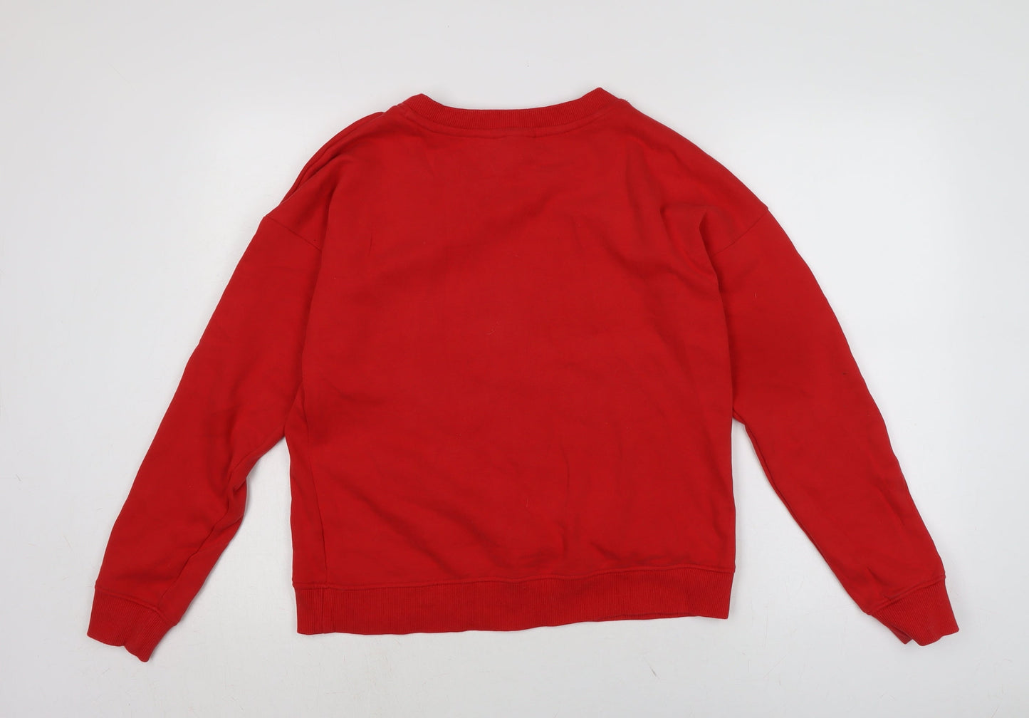 Womens UK Size M NEXT Red Pullover Sweatshirt