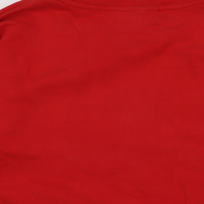 Womens UK Size M NEXT Red Pullover Sweatshirt