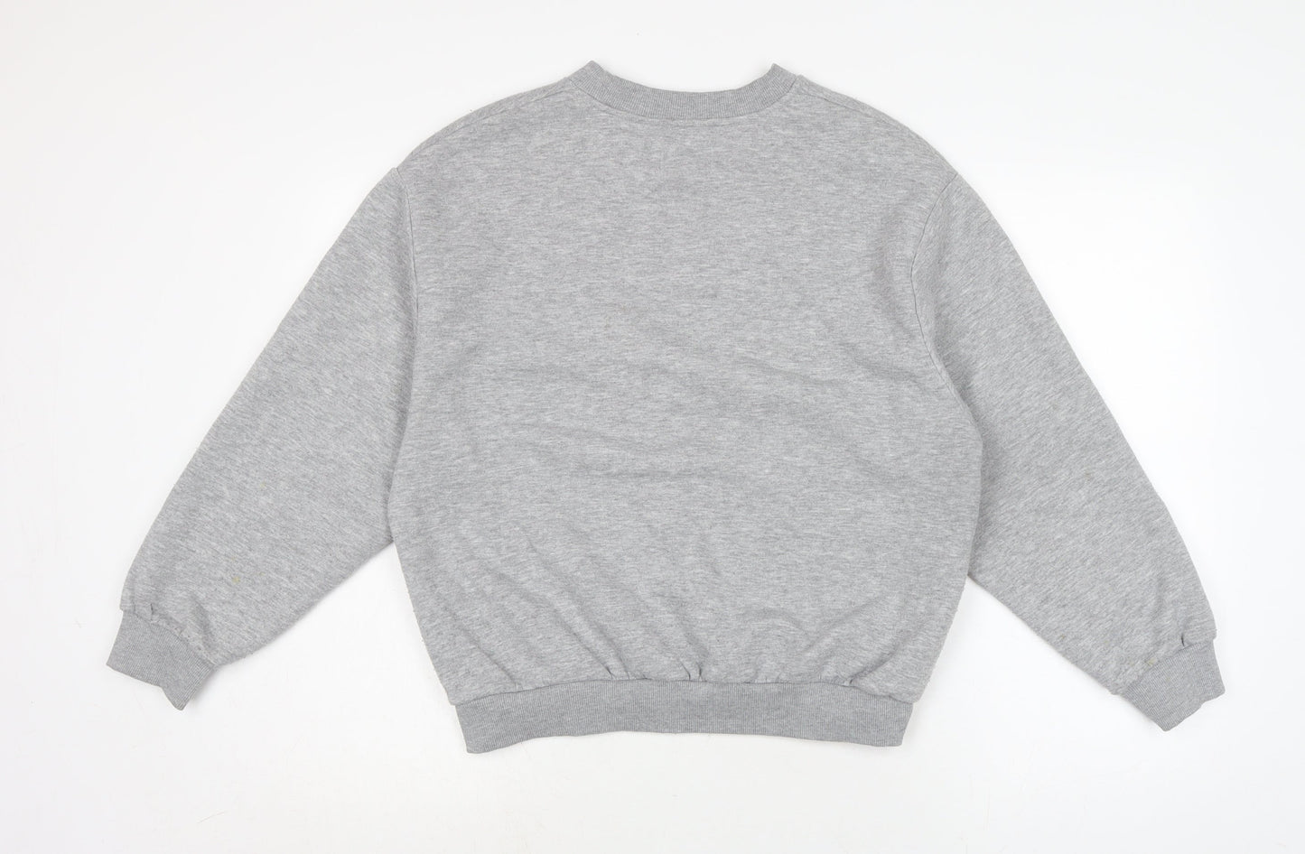 pacific republic Womens Grey Cotton Pullover Sweatshirt Size S