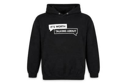 Mens UK Size L Just Hoods Black Pullover Sweatshirt