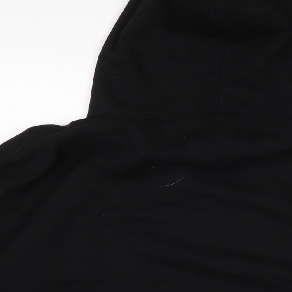 Mens UK Size L Just Hoods Black Pullover Sweatshirt