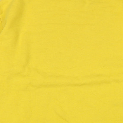Mens UK Size S H&M Yellow Pullover Sweatshirt